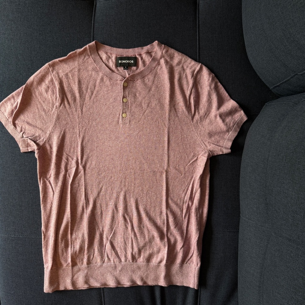 Bonobos Sweater Short Sleeve Henley